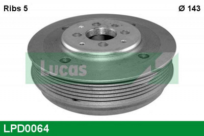 LUCAS ENGINE DRIVE lpd0064 -  Ременный шкив, коленчатый вал